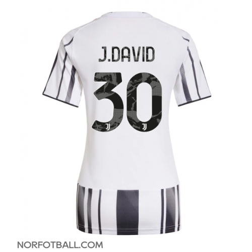 Billige Fotballdrakt Juventus Jonathan David #30 Replika Hjemmedrakt Dame 2025-26 Kortermet Billige Fotballdrakt Juventus Jonathan David #30 Replika Hjemmedrakt Dame 2025-26 Kortermet